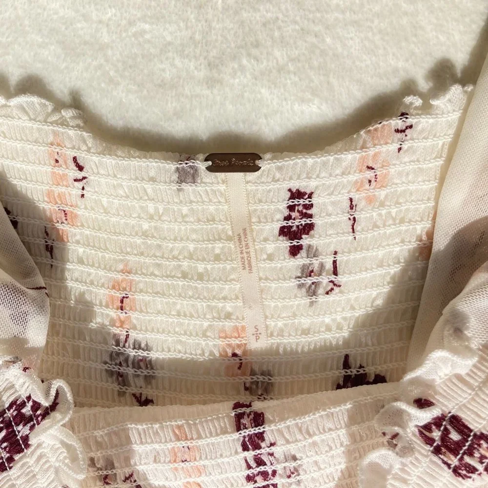Free People Delta Dawn Floral Top - Picture 6 of 10